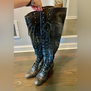 Free people Jeffry Campbell knee high boots - SIZE 8